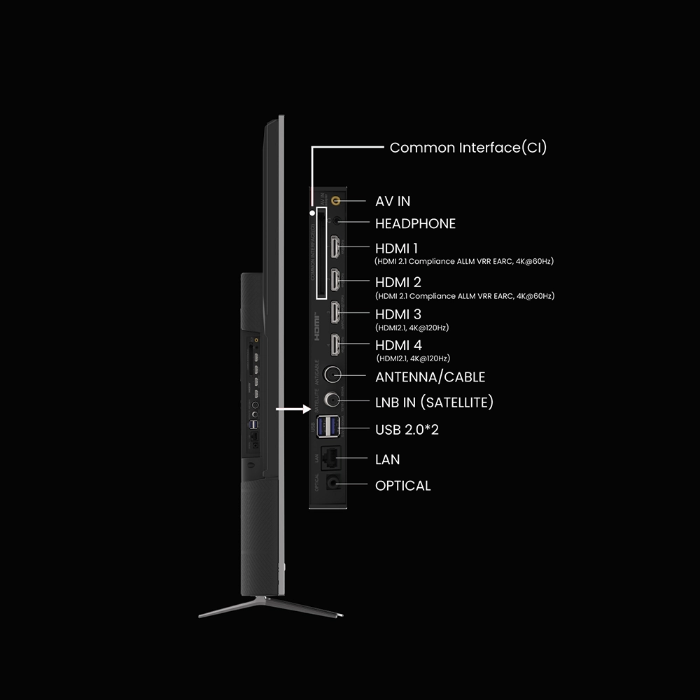 Haier M95 Mini LED 189cm (75) Google TV | Sound By Harman Kardon